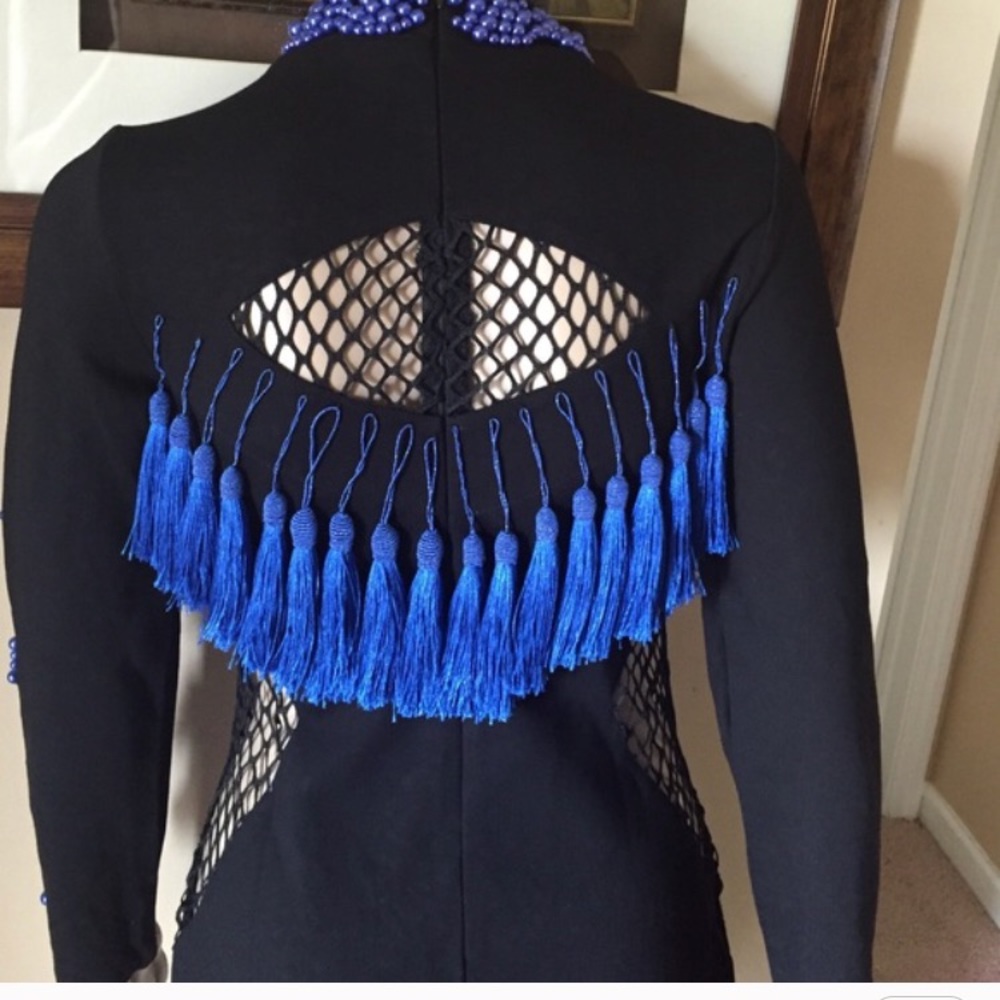 NWT Gorgeous designer party fringe dress - Picture 4 of 4